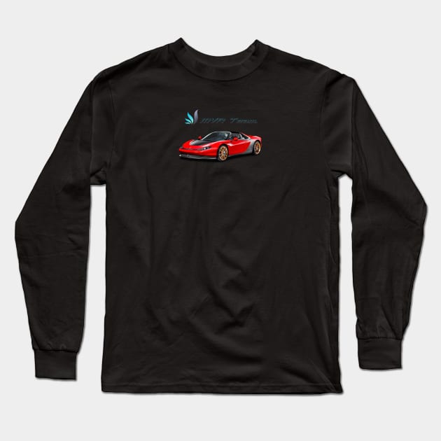 MVR Team/Ferrari Long Sleeve T-Shirt by AlbertoTakeda